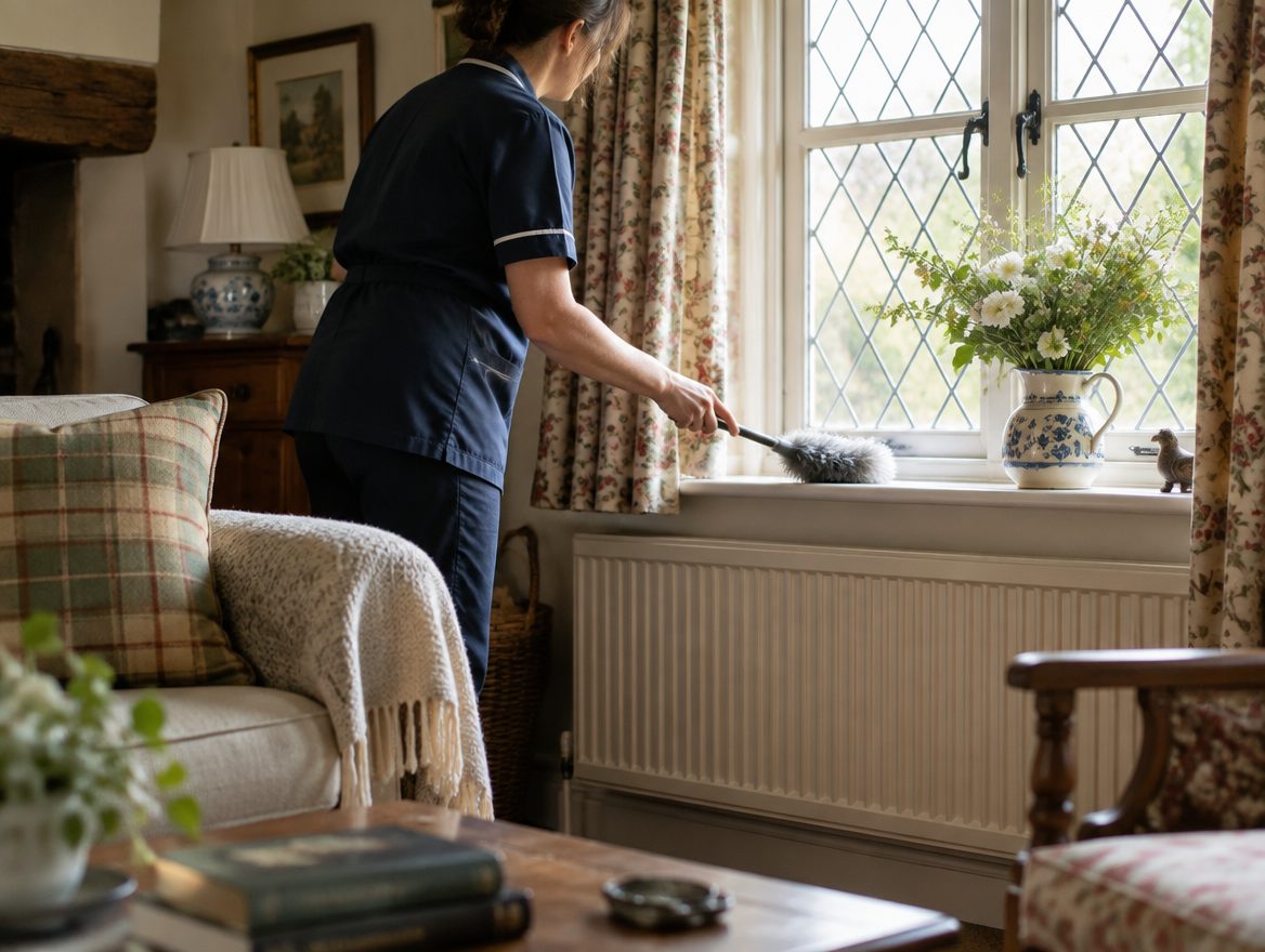 Bathroom cleaned by Cleaners Aylesbury in Wendover