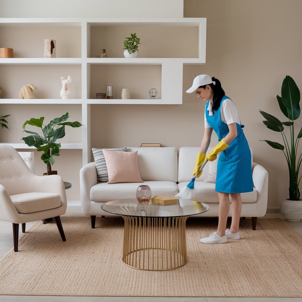 Living room cleaned by Cleaners Aylesbury